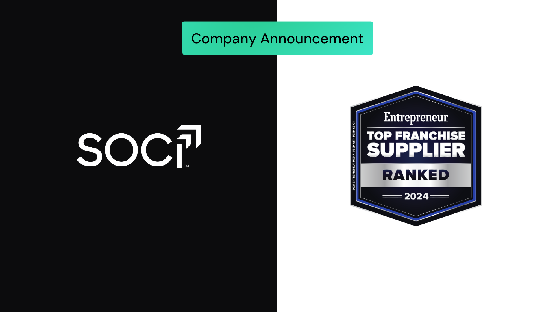 SOCi Honored on Entrepreneur’s 2024 Top Franchise Supplier List for Marketing