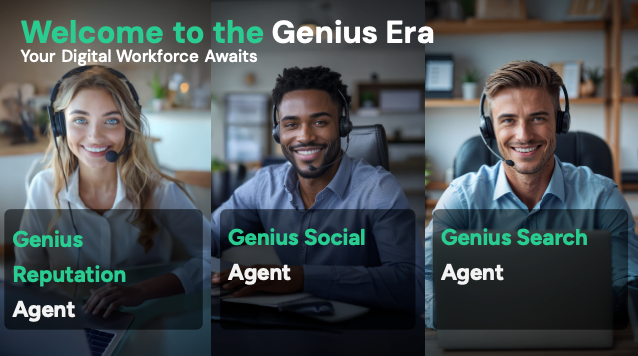 SOCi Genius Agents forming an agentic workforce for multi-location brands.